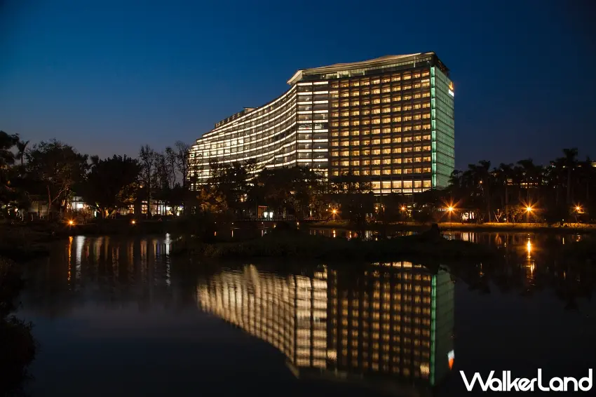 ▲夜幕下的誠品行旅，共同勾勒鐵博周邊城市文化廊道的夜間風貌。 圖／誠品行旅提供；窩客島編輯李維唐整理
