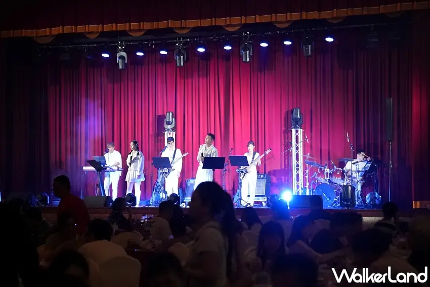 ▲現場特別邀請樂團Live熱力開唱,打造結合視覺、聽覺與味覺的三重派對饗宴。圖/圓山大飯店提供;窩客島編輯李維唐整理