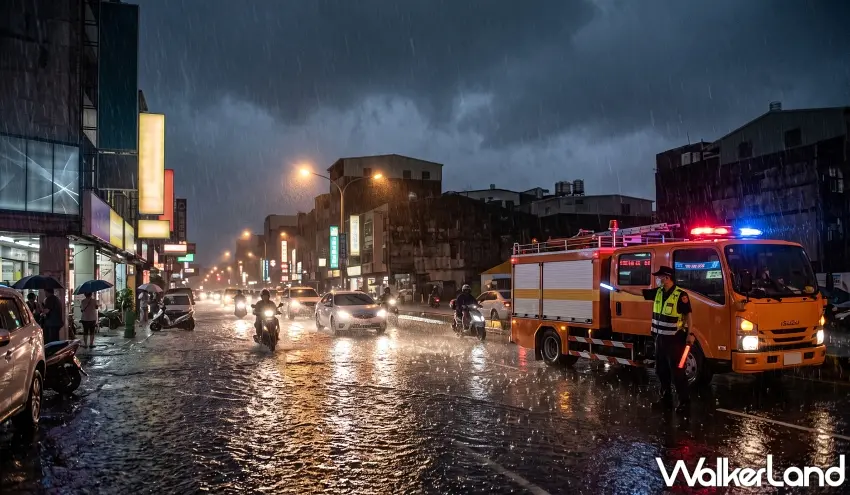 ▲南台灣受到雨彈襲擊,民眾隨時掌握最新風雨趨勢與停班停課動態。圖/窩客島整理