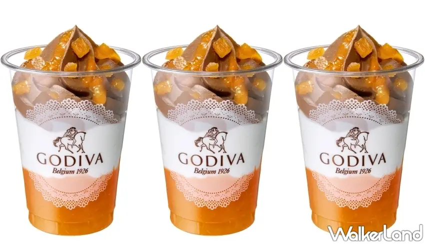 ▲GODIVA 柑橘黑巧克力冰沙以經典黑巧克力冰沙為基底,底層舖上酸甜柑橘果泥,交織出誘人層次。 圖/GODIVA提供;窩客島整理