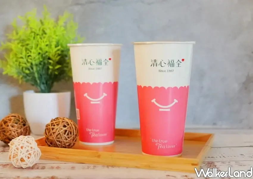 ▲清心福全招牌手搖飲杯身,活動期間購買Red Bull能量特調系列享單杯70元優惠價。
