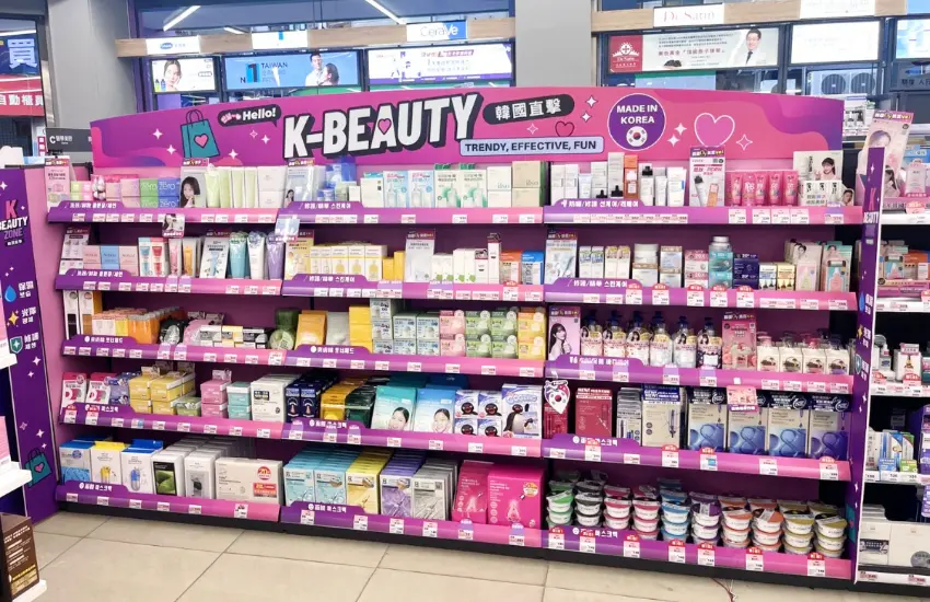 ▲屈臣氏擴大K-Beauty版圖,集結超過47個熱門及獨家韓系品牌,在全台250家門市全面設置K-Beauty 專區。