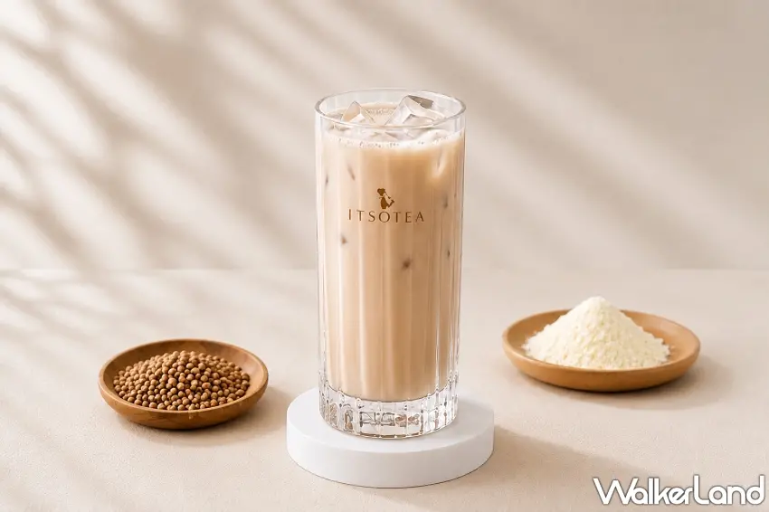 ▲一手私藏推出新品「暮蕎奶茶」,以黃金苦蕎麥茶湯搭配奶粉沖泡,融合濃郁乳脂與焙炒穀香。圖/一手私藏世界紅茶提供;窩客島編輯李維唐整理
