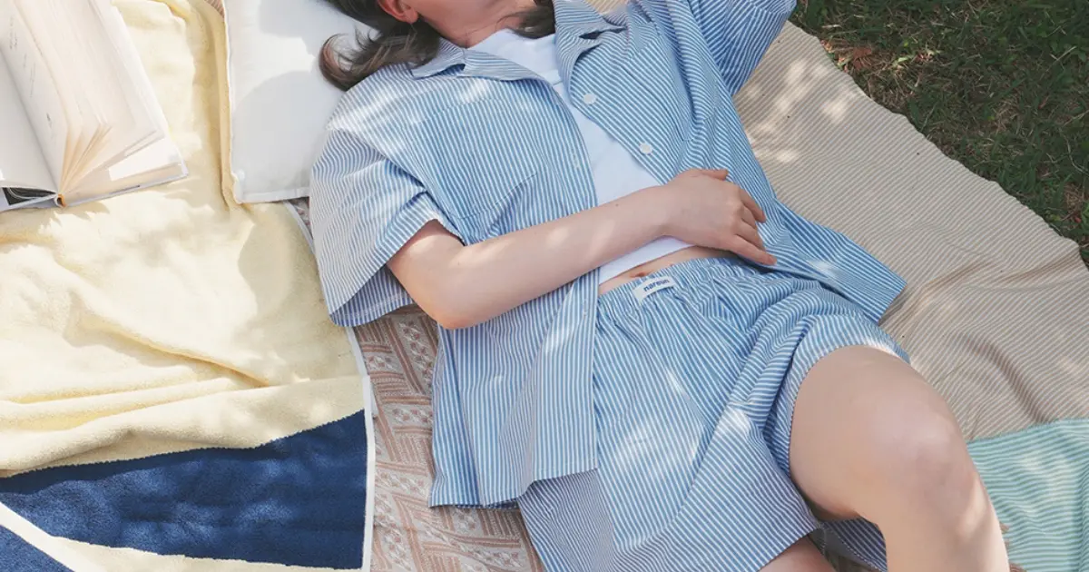 別再買彩妝！網推Olive Young「神級睡衣」免穿內衣超舒服，襯衫剪裁+質感色系外出也OK