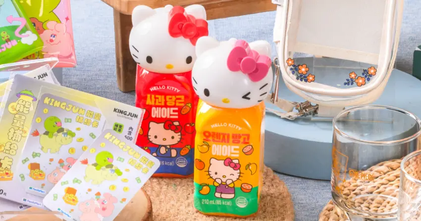 全家木瓜牛奶霜淇淋買2送2！KITTY公仔果汁瓶、紅龜粿奶茶7款新品加碼喝