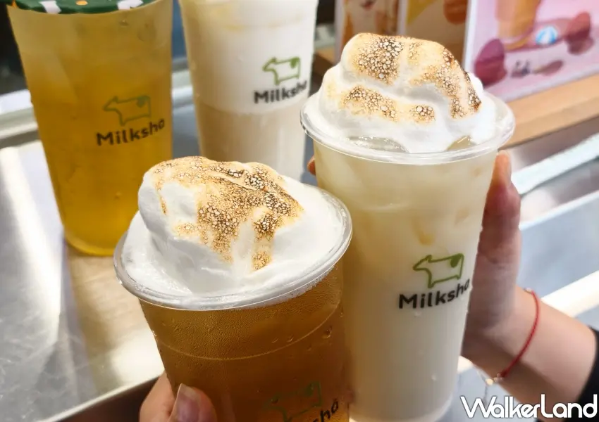 ▲慕斯金萱拿鐵將綠光鮮奶與炙燒金萱慕斯完美結合,呈現奢華多層次風味。(攝影:鄭雅之)