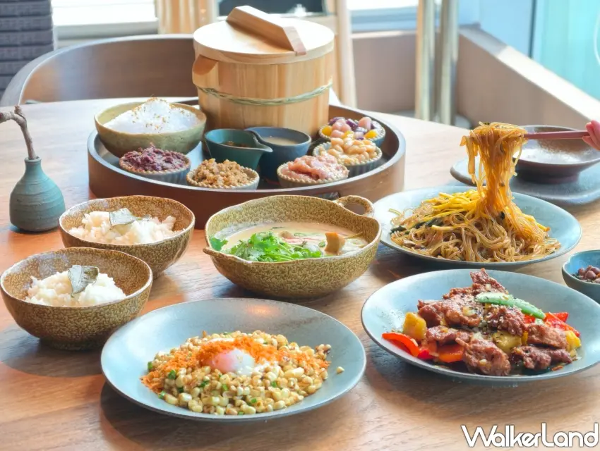 ▲遠東Garden City莫內花園門市提供多款跨國界創意蔬食料理,打造豐富多元的亞洲素食饗宴。(攝影:鄭雅之)