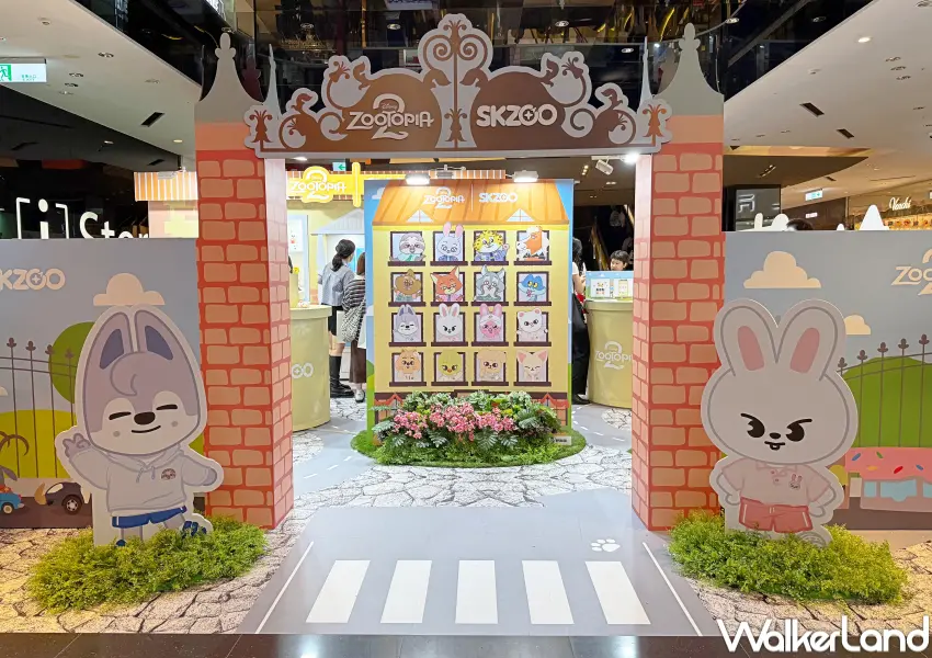 ▲動物方城市SKZOO台北快閃店開賣韓國人氣絨毛公仔、台灣限定周邊等,粉絲快衝信義區朝聖打卡。(攝影:鄭亦庭)