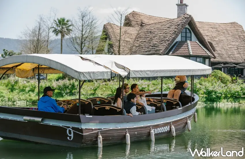 ▲拾光行旅將住宿,餐飲,運河遊艇與園區體驗融入三天兩夜行程,讓旅客放慢腳步,感受花蓮水岸度假的從容節奏。圖/花蓮理想大地渡假飯店提供;窩客島編輯李維唐整理