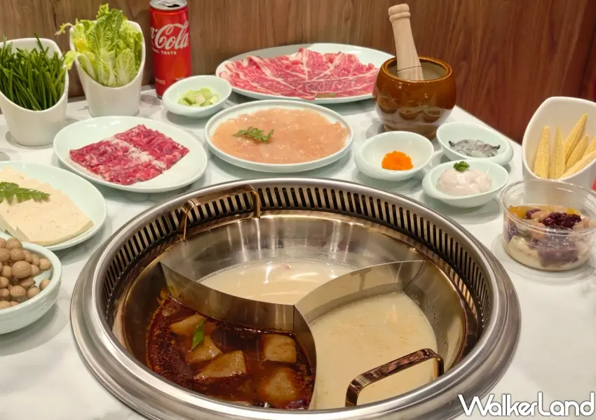 ▲老井麻神極上鍋物提供豐富嚴選食材,為台中火鍋控帶來極致饗宴。(攝影:鄭雅之)