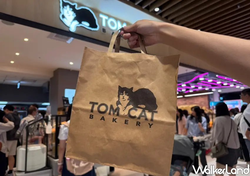 ▲紐約知名烘焙品牌TOM CAT BAKERY台北首店正式插旗Garden City莫內花園B2,引爆台北麵包迷搶購熱潮。(攝影:鄭雅之)