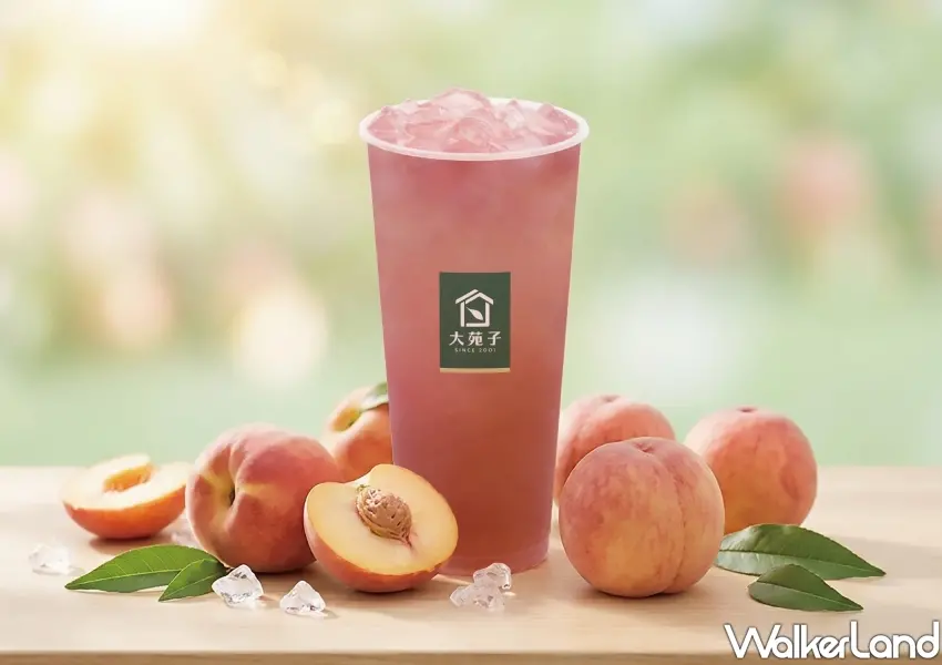 ▲使用梨山水蜜桃特調的「蜜桃小姐」,粉嫩色澤與自然果香成為9月最受矚目的水果特調。