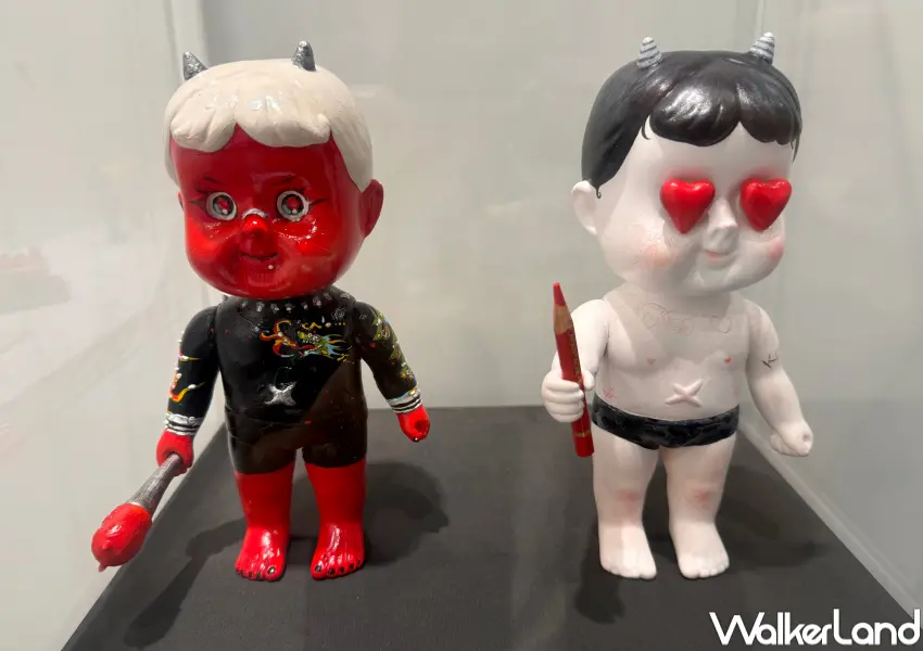 ▲台北免費展覽!HAPY展集結台灣Kurt Wu、Eason Ko日韓藝術家重新詮釋HAPY。(攝影:鄭亦庭)