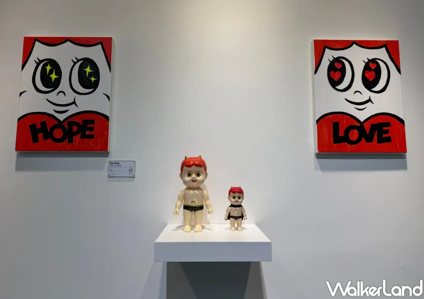 ▲免門票台北展覽!日本原宿潮流藝術品牌BLACK PEARLS首度於台灣推出展覽,即日起至9/20免費參觀。(攝影:鄭亦庭)