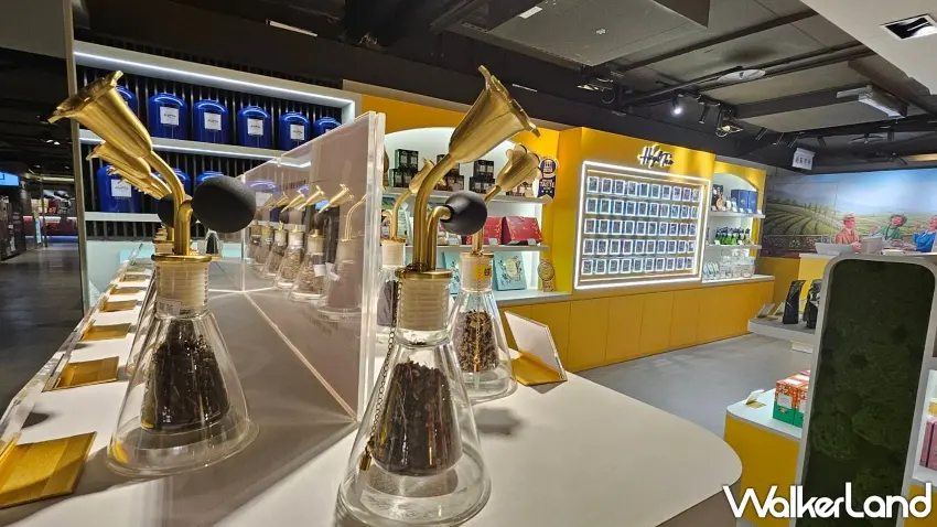 ▲High Tea提出 Home Tea Bar 茶生活概念,將門市裡的世界茶品博物館延伸到每個人的家,新光三越台北站前店門市首創聞香展示區讓消費者近距離感受茶香與前、中、後段風味,依照時間、心情、口味與生活需求,自由選擇今天最適合自己的那一杯。圖/High Tea提供;窩客島編輯李維唐整理