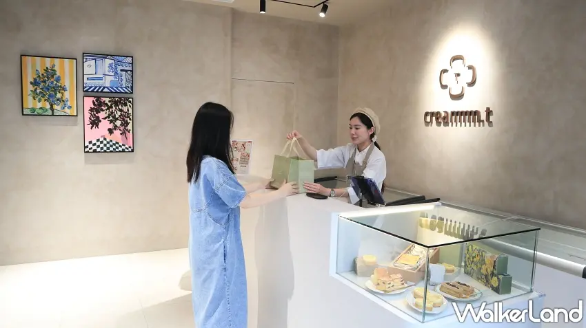 ▲creammm.t台北中山店即日起開啟試營運,店內提供禮盒販售與會員專屬積點回饋。 圖/creammm.t提供;窩客島整理