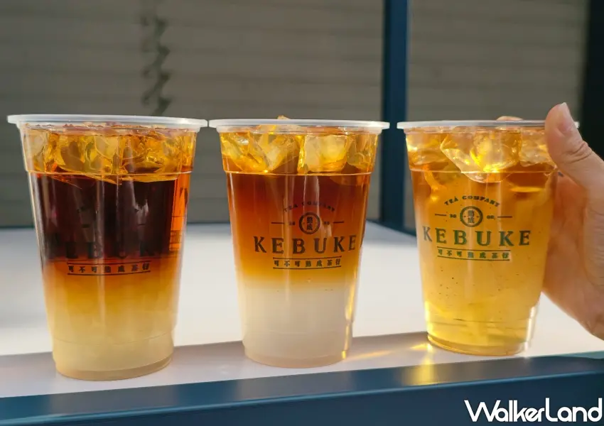 ▲可不可門市限定販售由酒吧監製的三款無酒精紅烏龍特調。(攝影:鄭雅之)