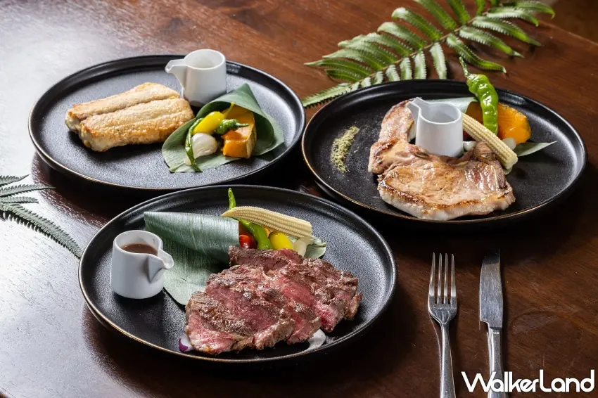 ▲入住可享用森活百匯早晚餐,主廚嚴選在地當令食材並融入原住民風味,精心打造精緻美味的山林餐宴。 圖/天成逸旅-蝴蝶谷提供;窩客島整理