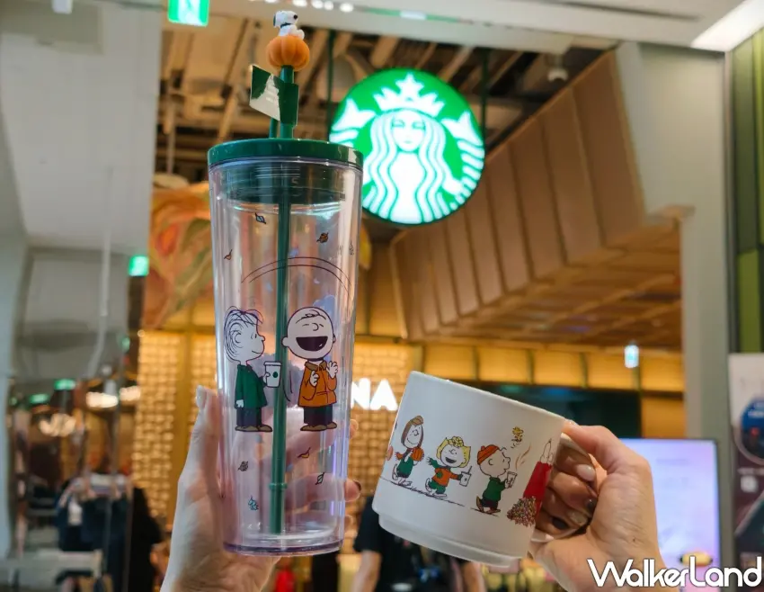 ▲露西與史努比分享咖啡時光塗鴉冷水杯,搭配繽紛馬克杯,為每天咖啡生活增添溫馨氛圍。 (攝影:鄭雅之)