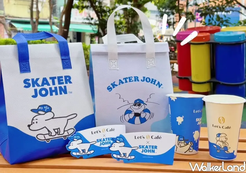 ▲購買全家Let’s Café現調飲品，即可免費獲得滑板小狗聯名保冷提袋與限定紙杯包裝。