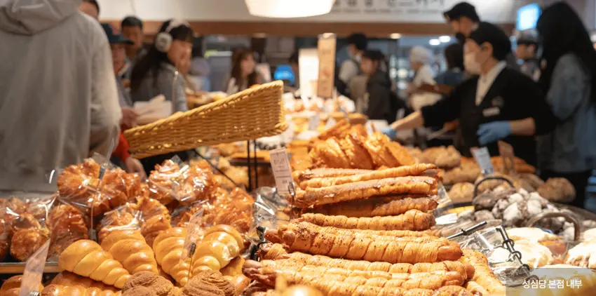 ▲聖心堂憑藉極高CP值與紮實用料,在韓國烘焙市場中展現無可匹敵的超高人氣。