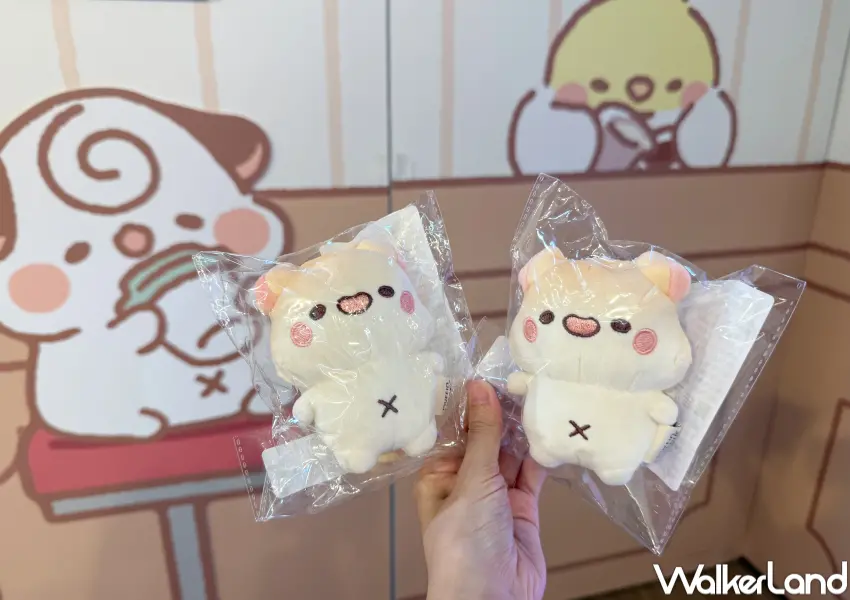 ▲瑪芬角落華山快閃店同步登場!開賣毛絨地墊、娃娃吊飾、造型鑰匙圈等。(攝影:鄭亦庭)