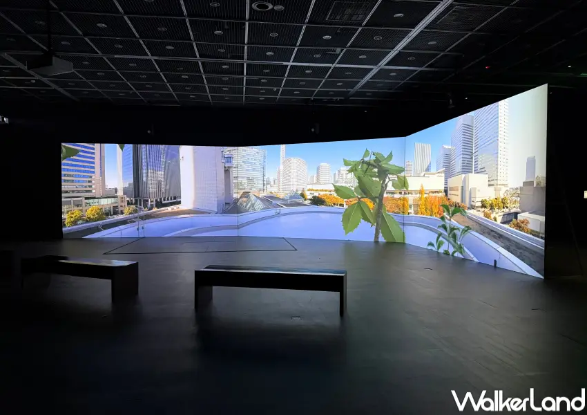 ▲當代館25週年壓軸展!日本藝術團體SIDE CORE展出《KAIROS》,記錄橫濱美術館三年整修歷程與城市變遷。(攝影:鄭亦庭)