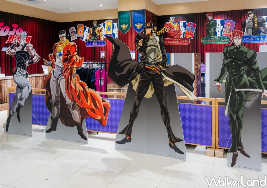 ▲動漫迷必衝高雄快閃店!JOJO的奇妙冒險高雄夢時代快閃店,5大JOJO打卡點、8大全新周邊登場。