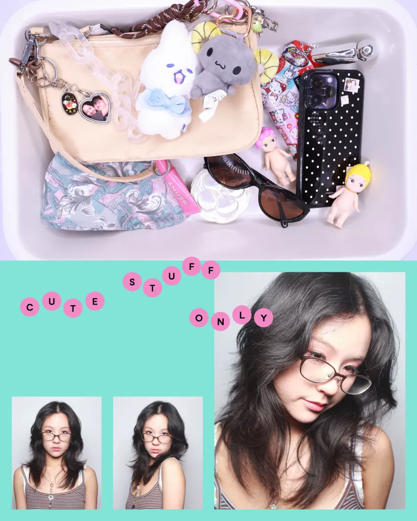 ▲泰國文創品牌Andy & Fine推出的WHAT’S IN MY BAG拍貼機風靡各大社群平台,吸引眾多遊客前往體驗。