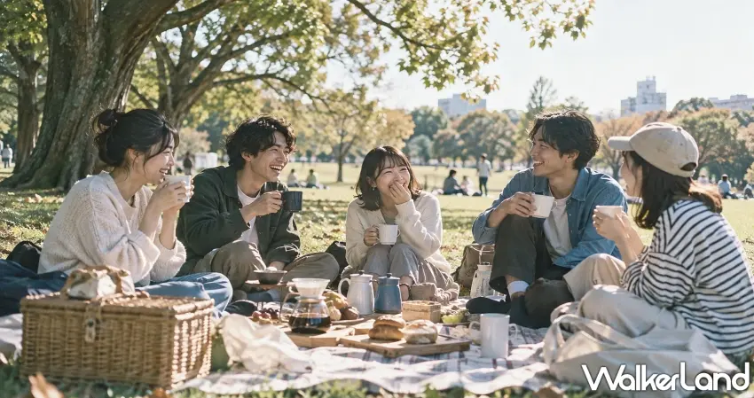 ▲趁著好天氣抓緊時間約三五好友到公園野餐喝咖啡,沉浸在暖陽與微風圍繞的氛圍裡真的超治癒,大家一定要把握這幾天的秋日好時光。圖/窩客島整理
