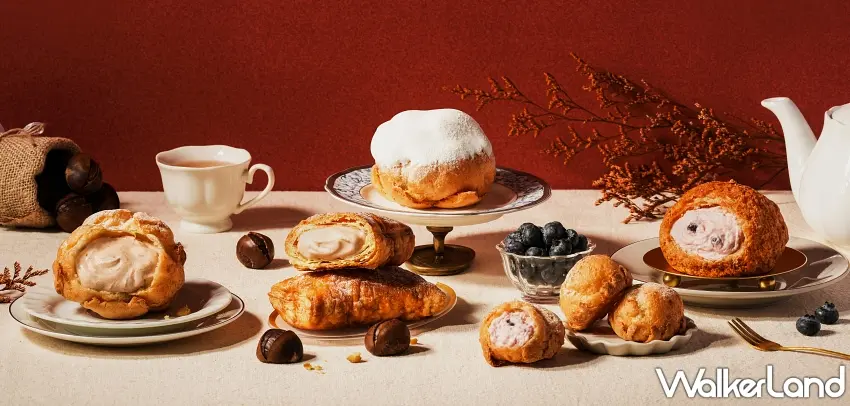 ▲beard papa’s 10月秋日甜點派對開席,法式栗子、萬聖節甜橙巧克力與各式酥脆派皮一次齊聚,甜點控準備掏出錢包衝一波。 圖/beard papa’s提供;窩客島整理