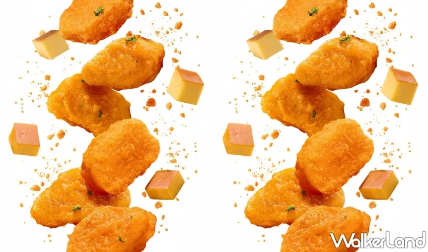 ▲金黃酥香的煙燻起司雞塊光看就很犯規,搭配起司意象更直接把濃郁奶香感拉滿,起司控看到很難不嘴饞。圖/紅龍提供;窩客島整理
