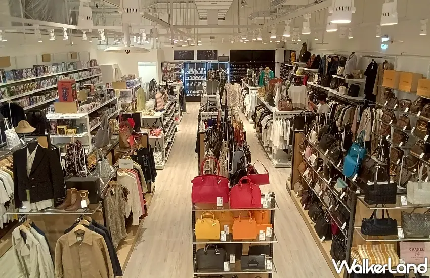 ▲一走進WonderREX就有種來到日本大型二手百貨挖寶的感覺,整排精品包與玻璃展示櫃一路延伸,光是慢慢逛就很容易讓人停不下來。圖/WonderREX提供;窩客島整理