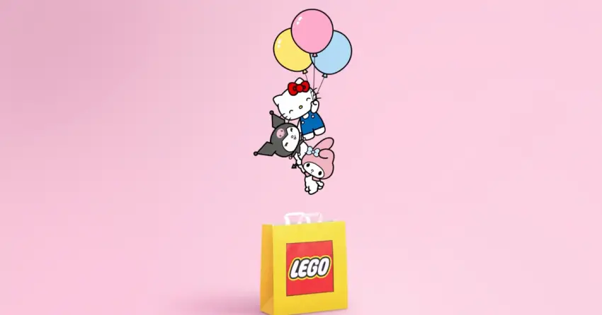 Hello Kitty變積木誰能抗拒！樂高首度夢幻聯名三麗鷗，大耳狗、布丁狗盒組2027開箱預備