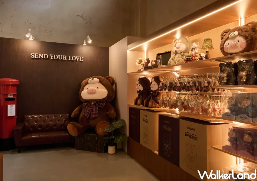 ▲罐頭豬LuLu變身毛茸茸的泰迪Lu,養豬人快衝華山「Teddy LuLu 時空雜貨店」。