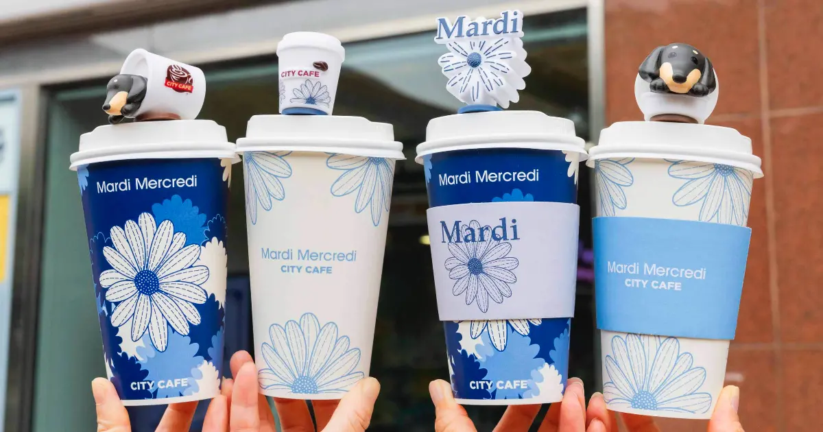7-11雛菊咖啡杯超潮！Mardi Mercredi聯名發光杯塞69元入手，咖啡17杯500元先寄杯