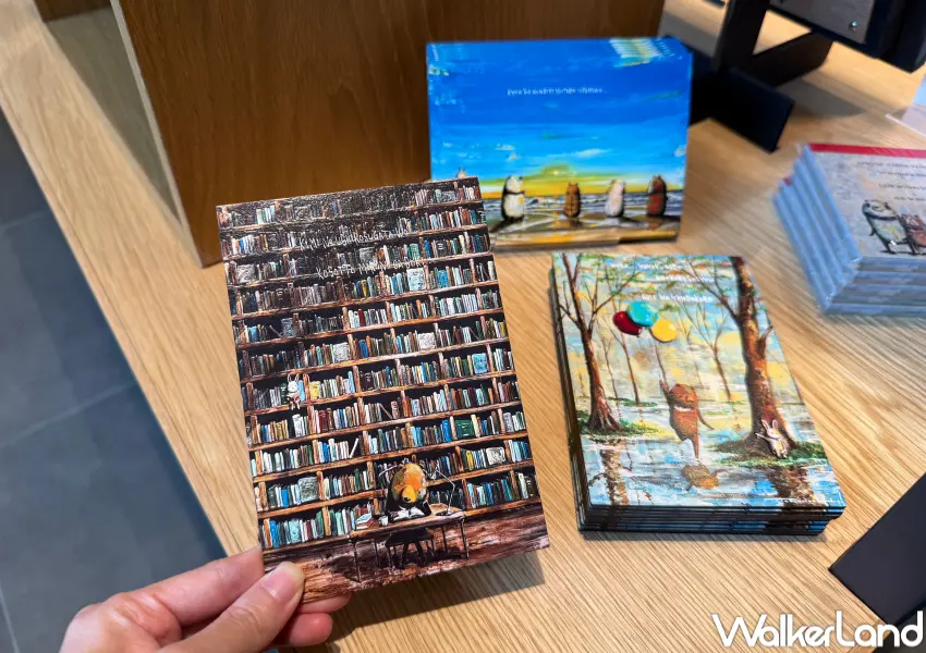 ▲隱藏版信義區展覽免費看!日本一頁繪本展快閃TSUTAYA書店,100款明信片免費簽名要收。