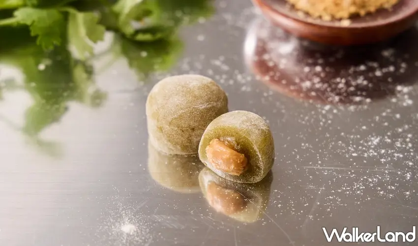▲絲滑濃郁的花生醬從軟糯外皮中緩緩流出,搭配香菜清香,完美再現正宗台灣傳統小吃的靈魂美味。圖/SUNFRIEND MOUTH提供;窩客島整理
