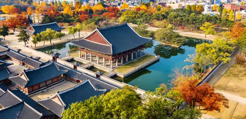 ▲秋天造訪首爾古宮穿韓服漫步紅葉間,是許多旅客赴韓必排的浪漫行程。韓國購物慶典期間限定推出古宮免門票活動,讓遊客輕鬆省下門票費用。