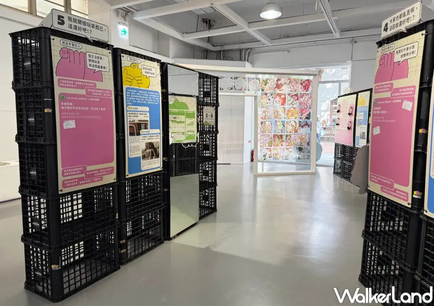 ▲免門票華山展覽「這還好吧!?」透過52張廚餘攝影作品,真實呈現日常「先放冰箱」卻造成食物浪費的背後真相。(攝影:鄭亦庭)