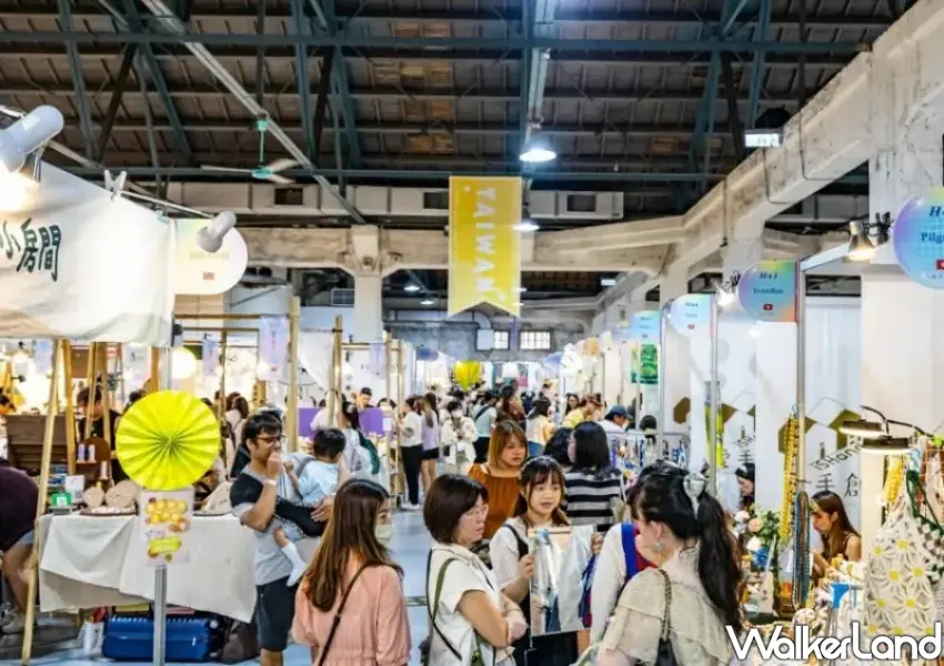 ▲華山文創園區愛手創國際手作設計節盛大登場,現場集結超過200組海內外原創質感品牌與熱鬧人潮。