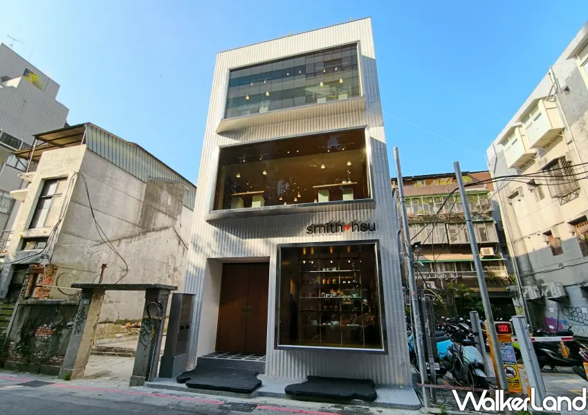 ▲smith+hsu中山旗艦店獨棟建築矗立於中山北路巷弄,帶來都會綠洲般的品茶體驗。(攝影:鄭雅之)