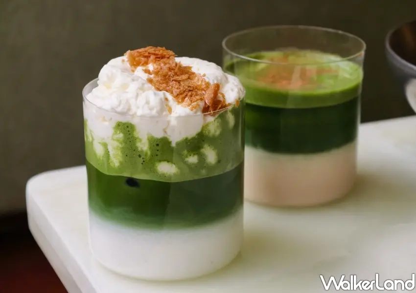 ▲結合綿密椰香奶霜與香料風味的特調飲品,為ORII MATCHA帶來顛覆想像的視覺與味覺層次(攝影:鄭雅之)