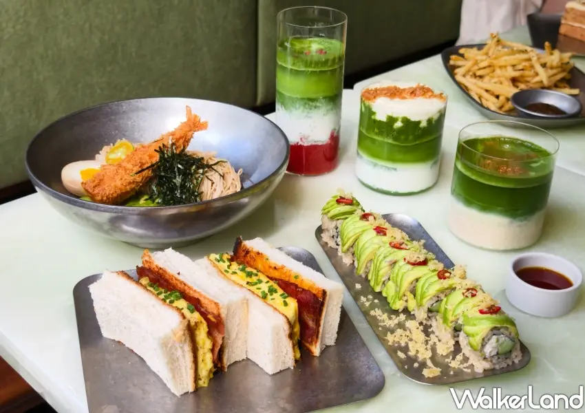 ▲從招牌蕎麥冷麵到味噌培根三明治,ORII MATCHA打造兼具顏值與健康的澎湃全日餐桌(攝影:鄭雅之)