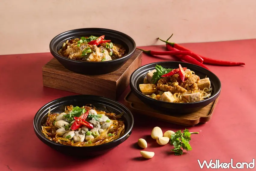 ▲喜歡重口味砂鍋料理的人有口福了!探燒把辣椒、蒜香與豐富食材結合,砂鍋裡能看到鮮蚵、肉類、豆腐與蔬菜等不同搭配,紅辣椒點綴更讓整鍋料理看起來香氣十足,想吃熱騰騰的中式料理不用特別揪團。圖/這一鍋餐飲集團提供;窩客島整理