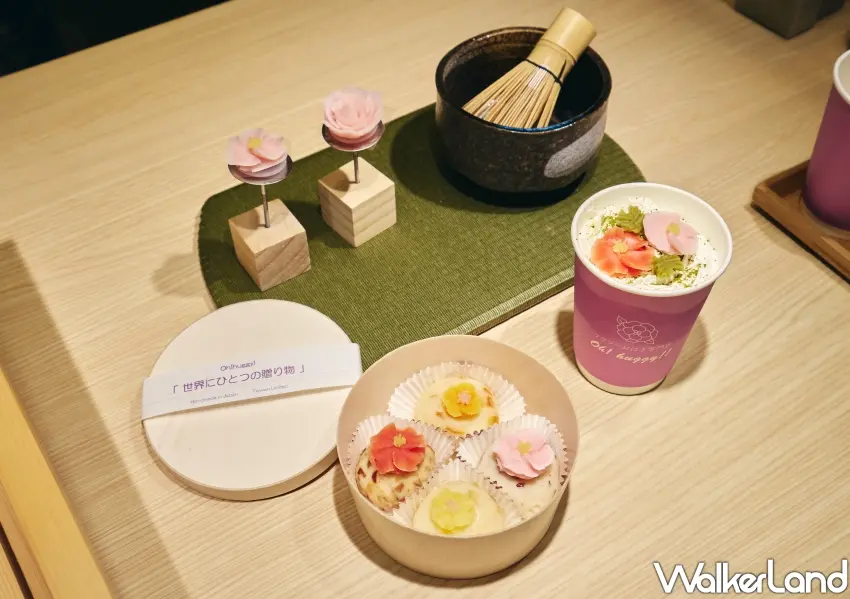 ▲神戶花朵御萩專門店Oh!huggy!!將傳統日式和菓子結合花藝,精緻優雅的造型成為社群熱門打卡夢幻甜點。