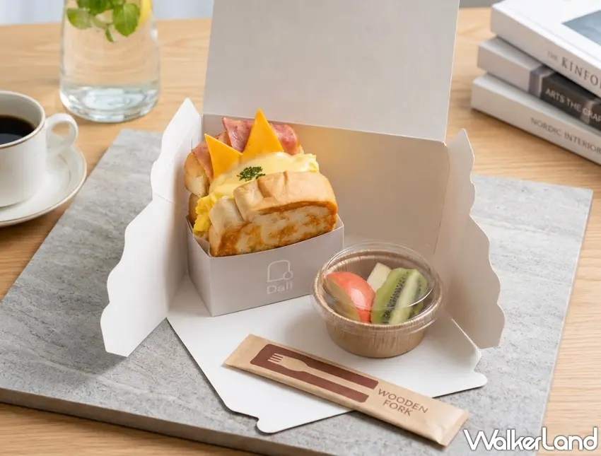▲大阪早餐也能吃得很有質感!捷絲旅大阪心齋橋館攜手人氣烘焙品牌「Dali」,將柔軟濕潤的生吐司變成方便外帶的三明治,搭配豐富夾餡與水果,裝進精緻餐盒就能帶著出門,早起跑景點也能享受大阪在地美味。圖/捷絲旅提供;窩客島整理