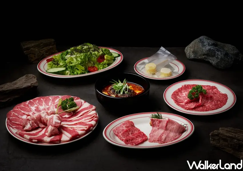 ▲板前中山嚴選頂級日本A5和牛與特色肉品,呈獻秋季套餐豐盛澎湃層次。