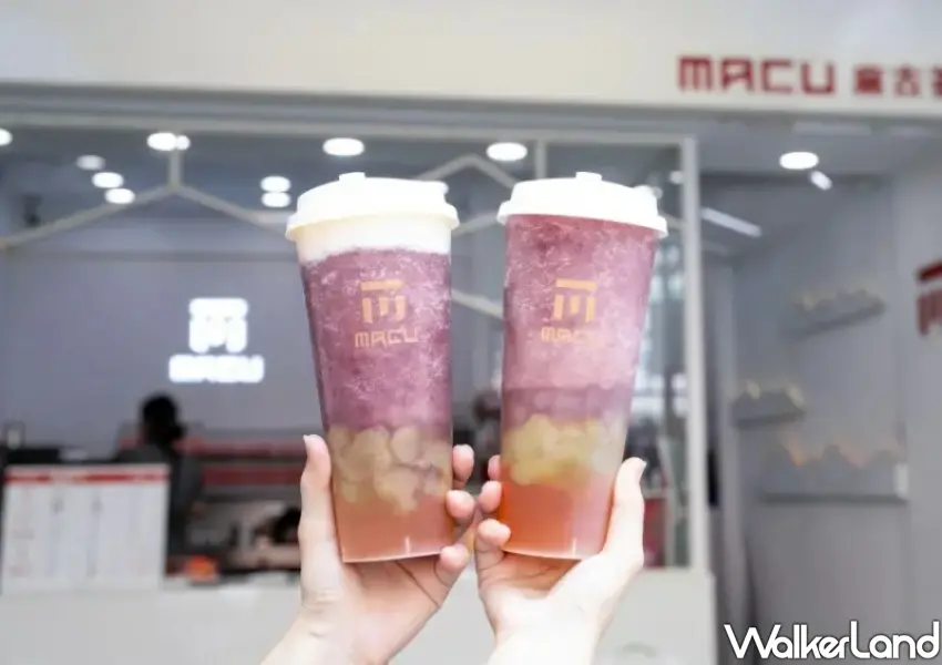 ▲手搖飲控引頸期盼,麻古茶坊巨峰葡萄系列於全台門市開賣,滿滿新鮮葡萄果肉搭配綠茶凍超吸睛。