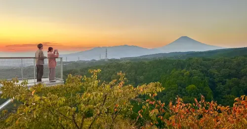 日本賞楓別只去京都！靜岡400公尺天空吊橋11月紅葉登場，富士山、駿河灣一次看，下午3點後入場再送限定明信片
